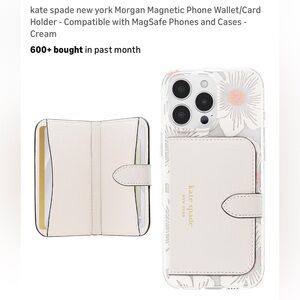 Kate Spade Cream Magnetic Wallet